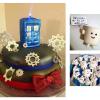 It's a Doctor Who Birthday!

Chocolate Cheesecake Cake with Cream Cheese Frosting - 
Fondant & Gum Paste - 
Featuring a Working Light on the Tardis - 
Marshmallow Adipose Platter
