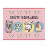 Illustrated "Heifer Girls" concept for Heifer tote bag