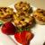 Mini Strawberry Rhubarb Pies with Lattice Crust
Garnished with Fresh Strawberries
