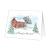 Digitally illustrated Christmas honor card — Front