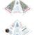 Digitally illustrated Heifer Foundation holiday card — Front, inside and back