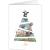 Digitally illustrated holiday honor card — Front